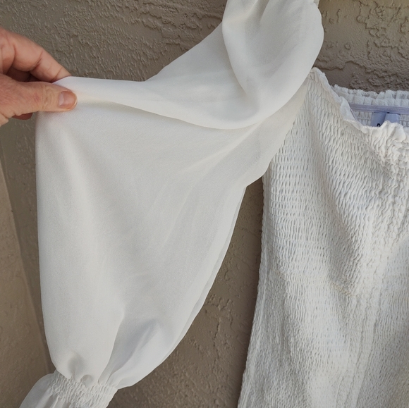 Princess Polly balloon sleeve white dress - Picture 14 of 16